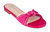 Rihanna Fuschia Flat Sandals - Fuschia