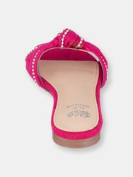 Rihanna Fuschia Flat Sandals