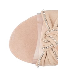 Rihanna Nude Flat Sandals