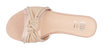 Rihanna Nude Flat Sandals