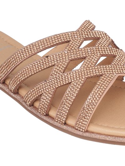 GC SHOES Sage Rose Gold Flat Sandals product
