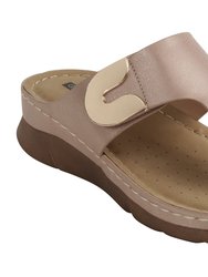Sam Blush Thong Flat Sandals - Blush