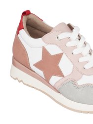 Samantha White Star Sneakers - White