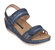 Samar Blue Wedge Sandals - Blue