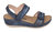 Samar Blue Wedge Sandals