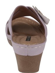 Selly Lilac Wedge Sandal