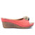 Sydney Coral Wedge Sandals