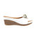 Sydney White Wedge Sandals