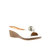 Sydney White Wedge Sandals