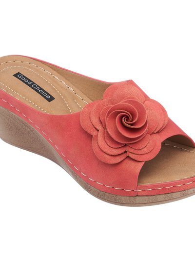 GC SHOES Tokyo Coral Wedge Sandals product