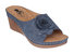 Tokyo Navy Wedge Sandals - Navy