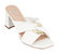 Zane White Heeled Sandals - White