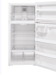 15.6 Cu. Ft. White Top-Freezer Refrigerator