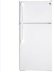 15.6 Cu. Ft. White Top-Freezer Refrigerator - White