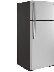 17.5 Cu. Ft. Stainless Steel Top Freezer Refrigerator