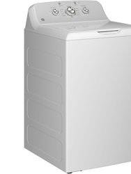 4.3 Cu. Ft. White Top Load Washer with Stainless Steel Basket