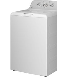4.3 Cu. Ft. White Top Load Washer with Stainless Steel Basket