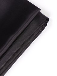 Black 100% Silk Bed Sheet
