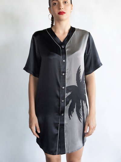 Gelso Milano California Print 100% Silk Sport Dress product