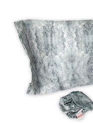 Deep Grey 100% Silk Scrunchies