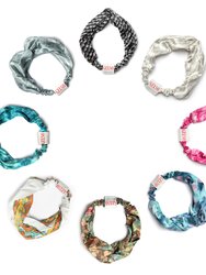 Ocean 100% Silk Hair Band