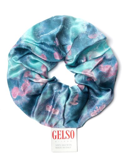 Gelso Milano Ocean 100% Silk Scrunchies product