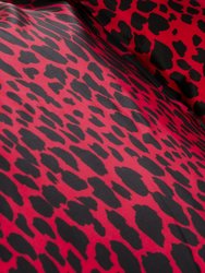 Red Leopard 100% Silk Summer Sheet