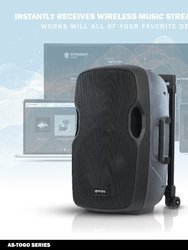 AS-12TOGO 12" Portable Active Bluetooth Powered PA Loudspeaker