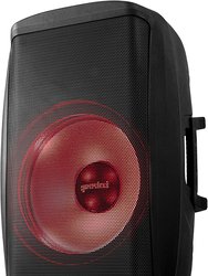 AS-2115BT-LT 15 in. 2000 Watt Powered Loudspeaker With Bluetooth - Black