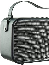 GTR-400 Bluetooth Speaker, USB/SD, Bass,Treble, Reverb, AUX Input,4" Woofer, 2x 1" Tweeter - Black