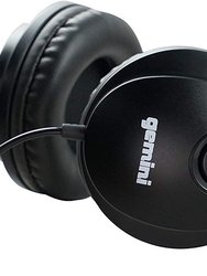 Professional DJ Headphone - 40mm Dynamic Drivers - Black