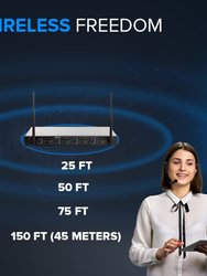 Quad channel UHF Wireless system - headset/lavalier