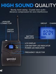 Single Channel Wireless UHF PLL System - Headset/Lavalier