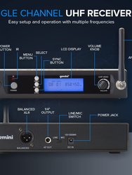 Single Channel Wireless UHF PLL System - Headset/Lavalier