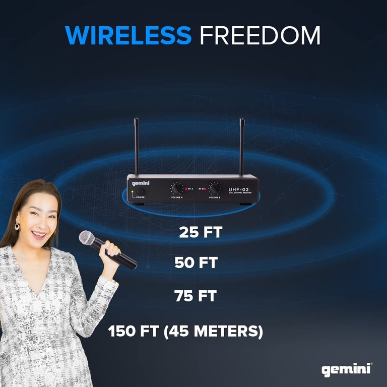 UHF-01M Wireless Handheld Microphone System F4