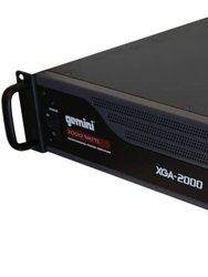 XGA-2000 Professional Power Amplifier, 2000 Watt Instant Peak Power - Black