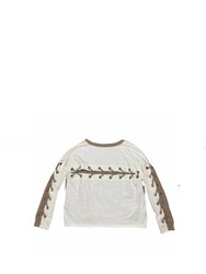 Alexis Lace Up Sweatshirt