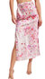 Claire Floral Skirt In Floral Pink - Floral Pink