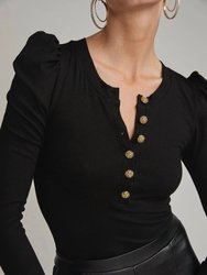 Idina Top In Black