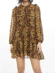 Janelle Dress - Wild Leopard