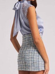 Rachel Halter Blouse - Blue Bell