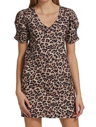 Tiffany T-Shirt Dress - Leopard