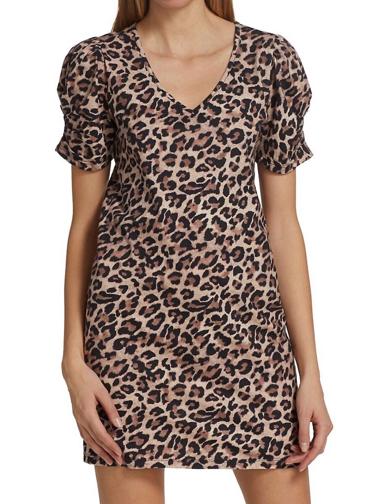 Tiffany T-Shirt Dress - Leopard