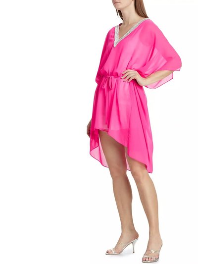Generation Love Women's Bria Crystal Cover Up In Hot Pink product
