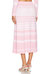 Women's Tiana Knit Sweater Skirt In Pink Stripe