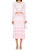 Women's Tiana Knit Sweater Skirt In Pink Stripe - Pink Stripe