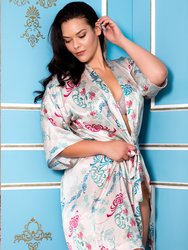 Amelie Silk Kimono Robe