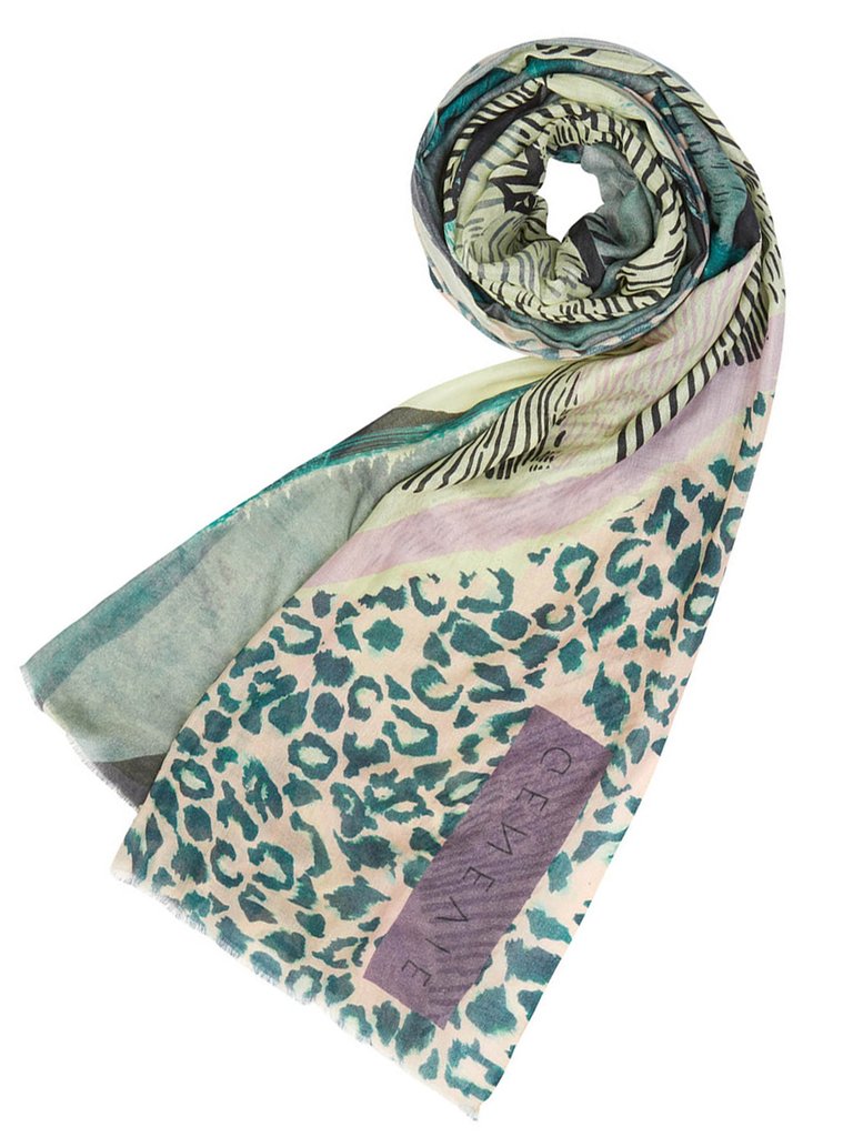 Ceduna Scarf - Green Multi