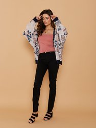 Constantinople Nude Bomber Jacket