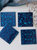 DelphineCeramic Coaster Set - Blue